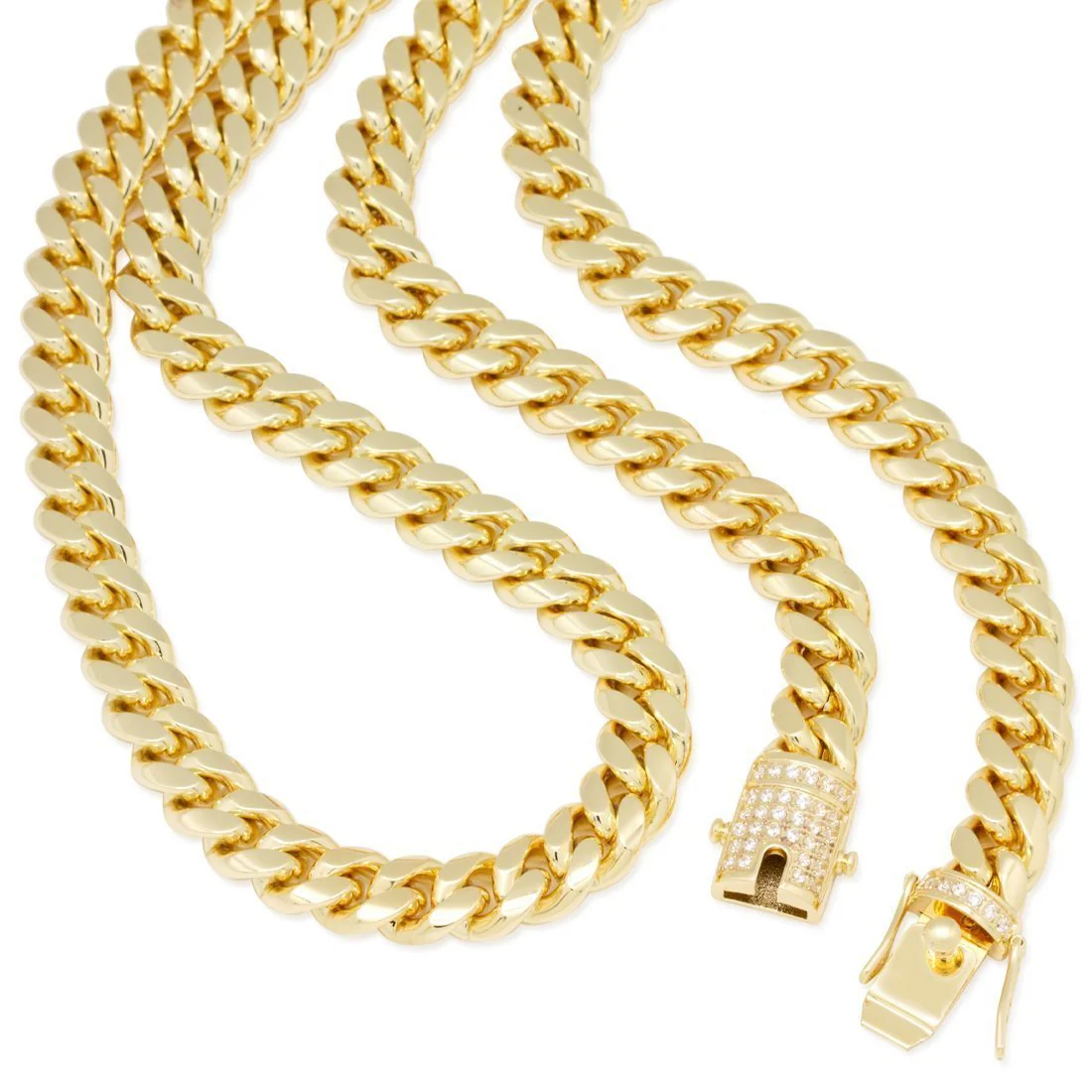 12mm Miami Cuban Link Chain - Image 3