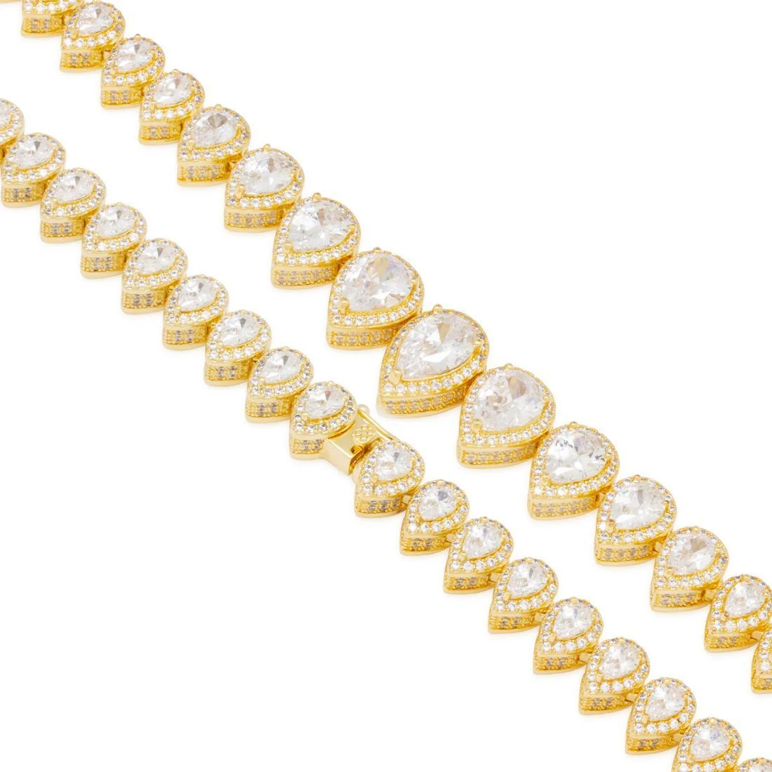 16mm Pear-Cut Tennis Chain - Image 2