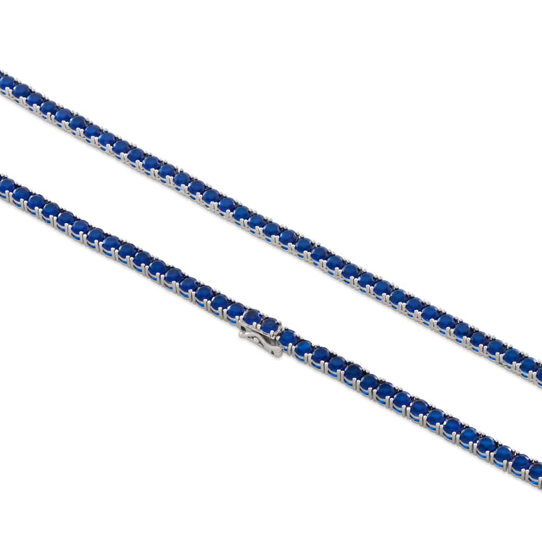 4mm Sapphire Tennis Chain - Image 4