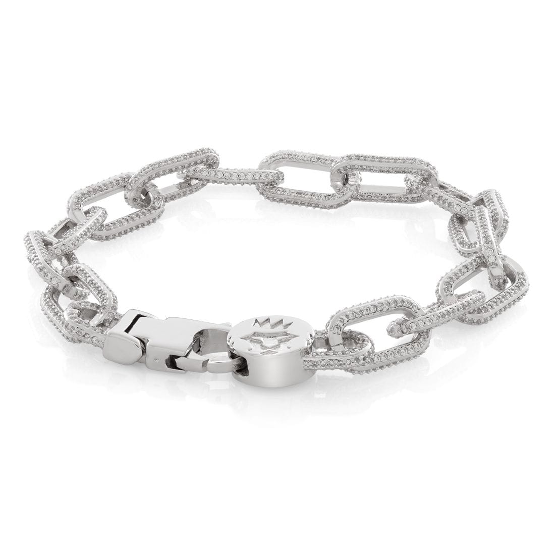 5mm Iced Cable Link Bracelet - Image 2