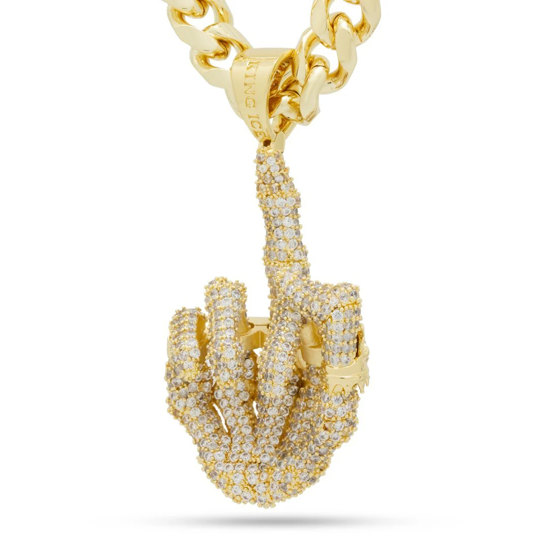 Iced Skeleton Flip Necklace - Image 2