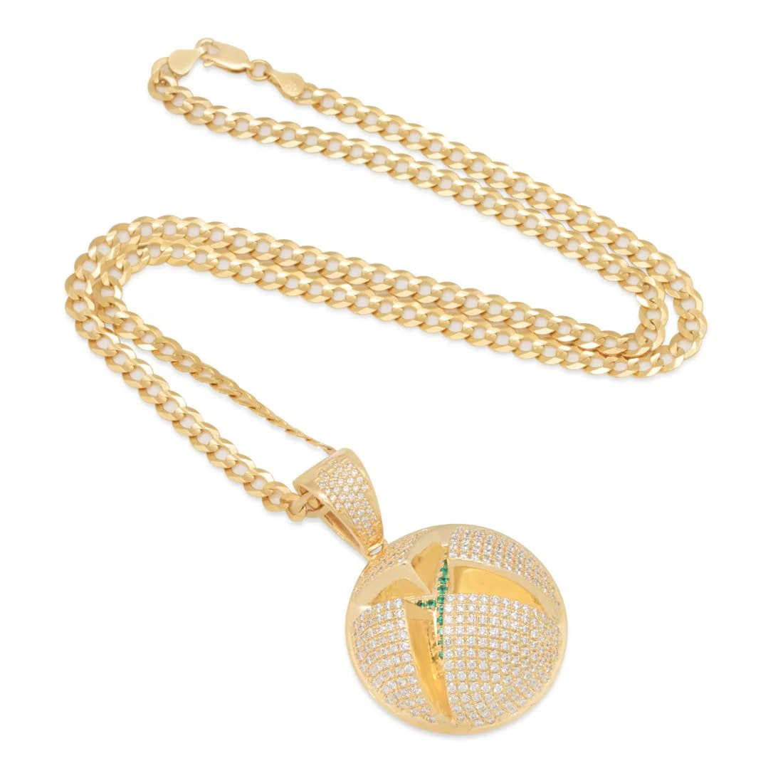 Xbox x King Ice - Solid Gold Sphere Logo Necklace - Image 3